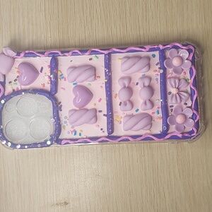 Purple and Pink Candy-Themed Phone Case